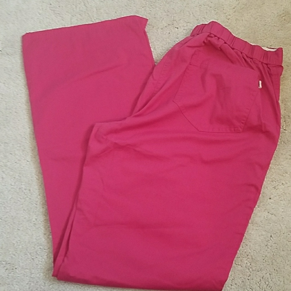 Healing hands Pink scrub bottoms
